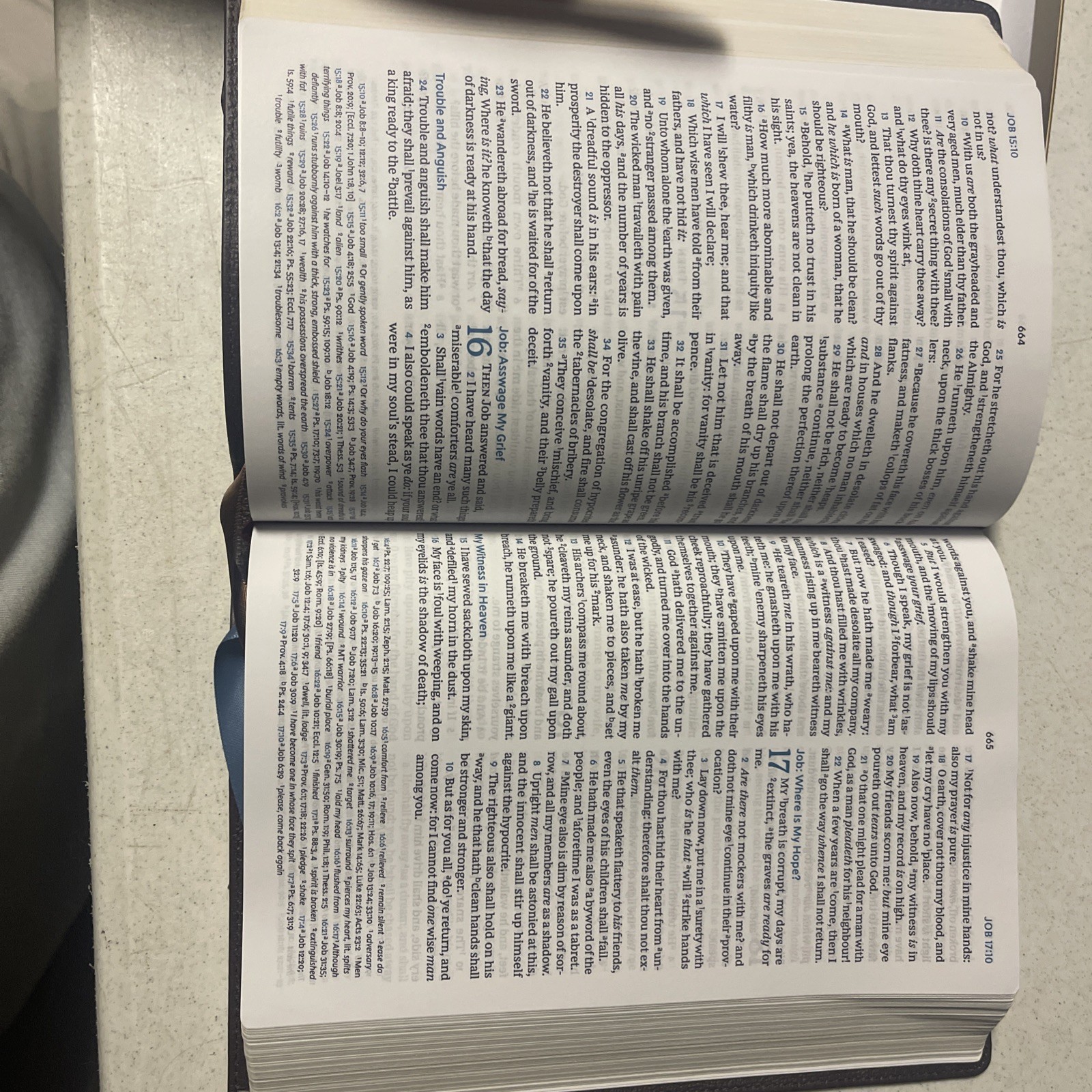 KJV Large Print Verse-By Verse Ref. Bible, Maclaren Series, Brwn Genuine Leather