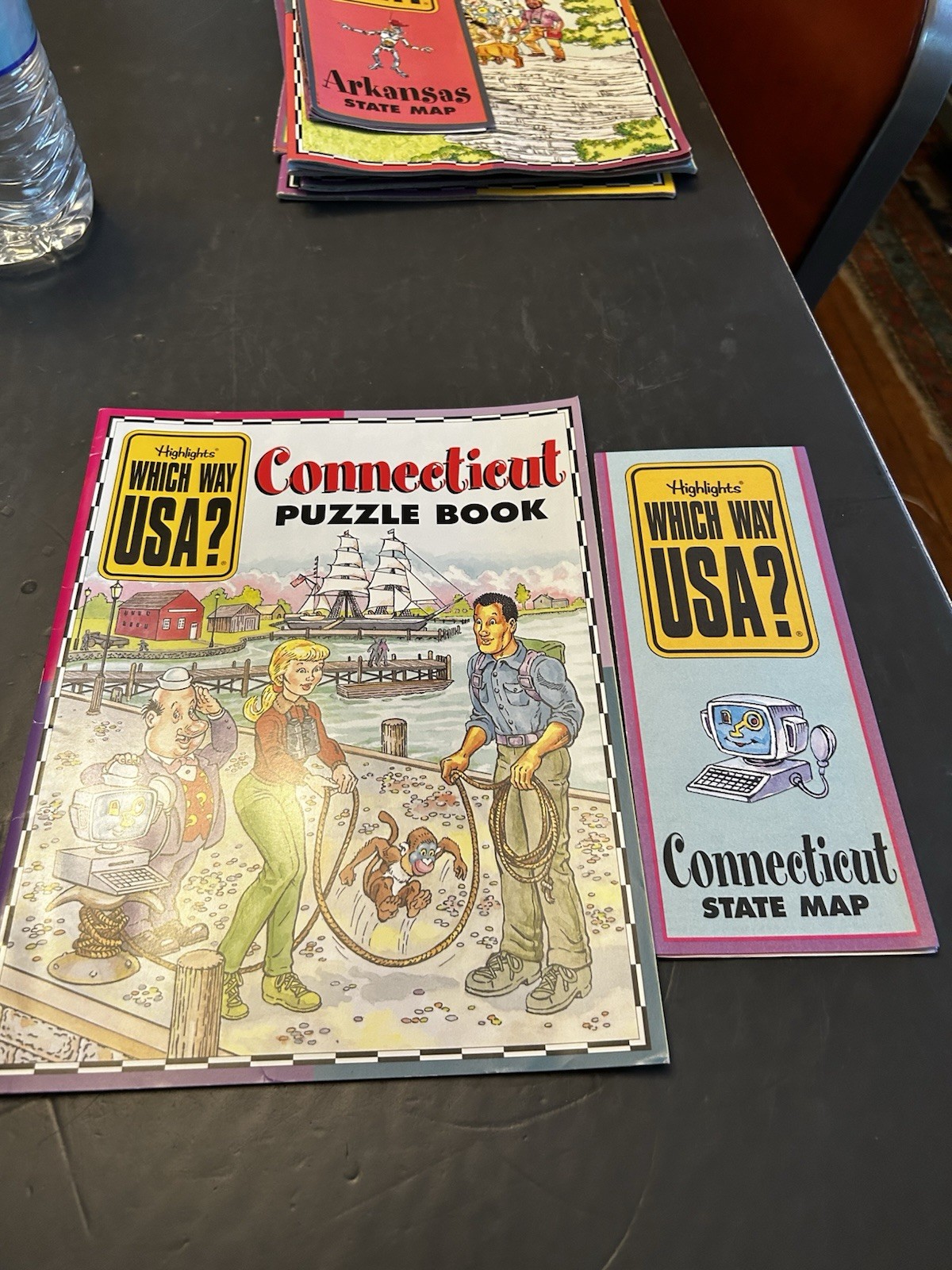 Alabama, Alaska, Arkansas, Conn. 90s Highlights Which Way USA MAPS & BOOKS