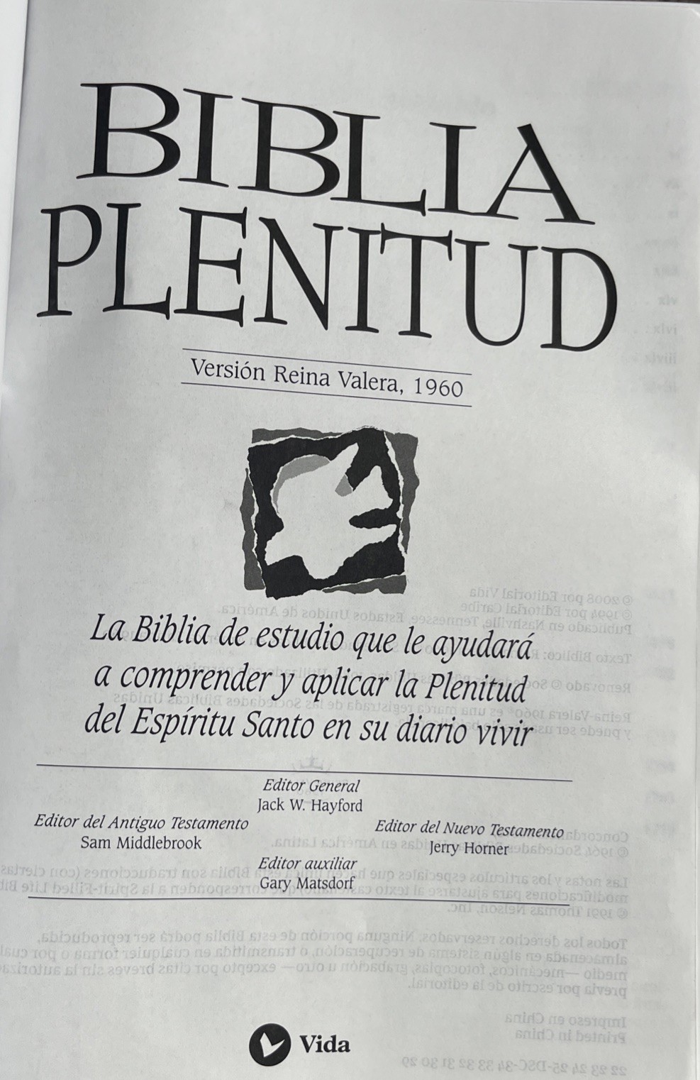 Biblia Pastoral de Estudio Plenitud RV1960 piel elaborada negro