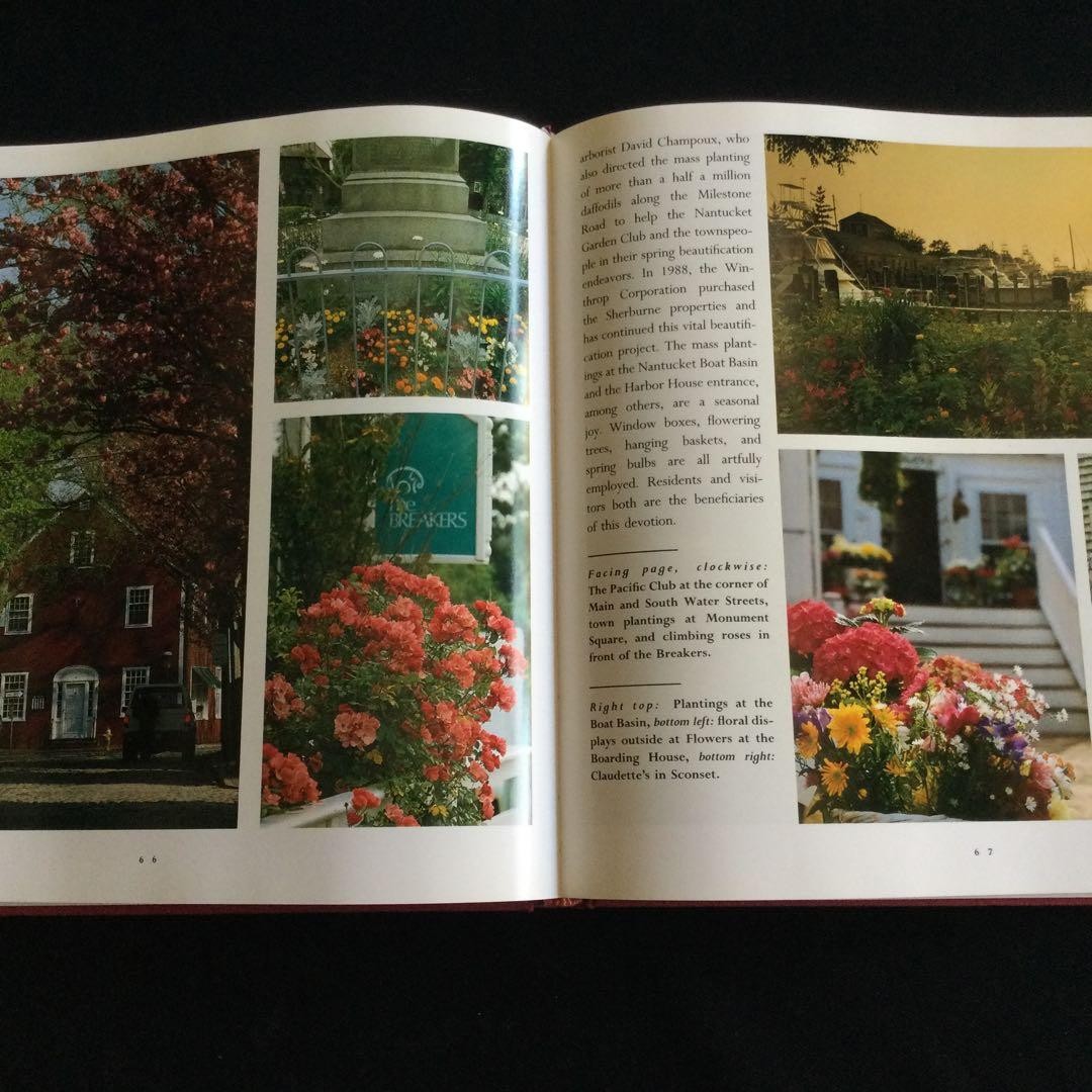 Nantucket Island Gardens & Interiors Photo Book, 230 Pages, Vintage Condition