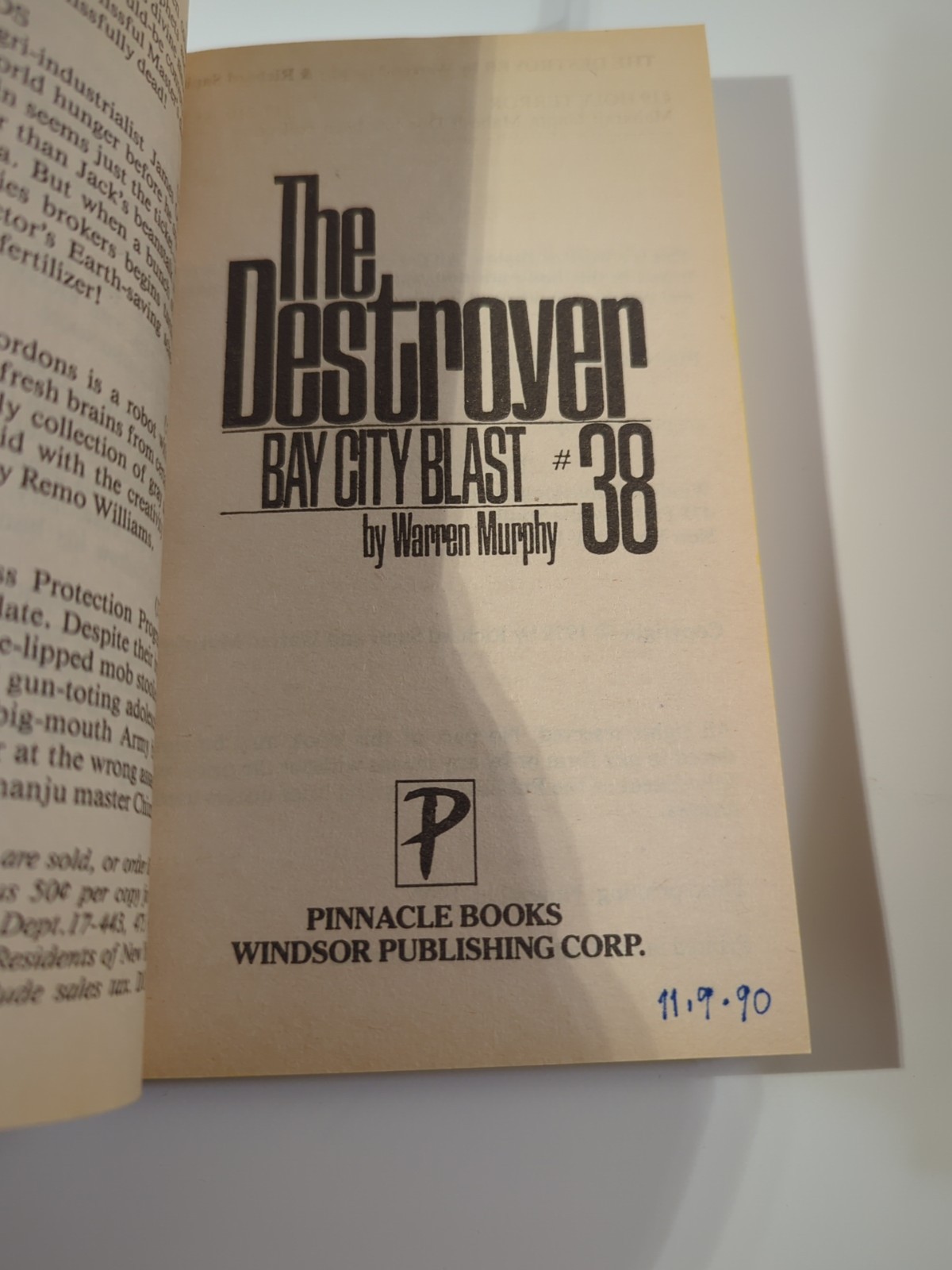 The Destroyer Lot 9 PB Books Mixed Incomplete Run #8/#40