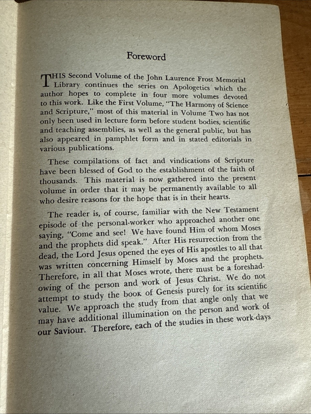 The Modern Science And The Genesis Record V2 By Harry Rimmer 6th Edition 1945 HB