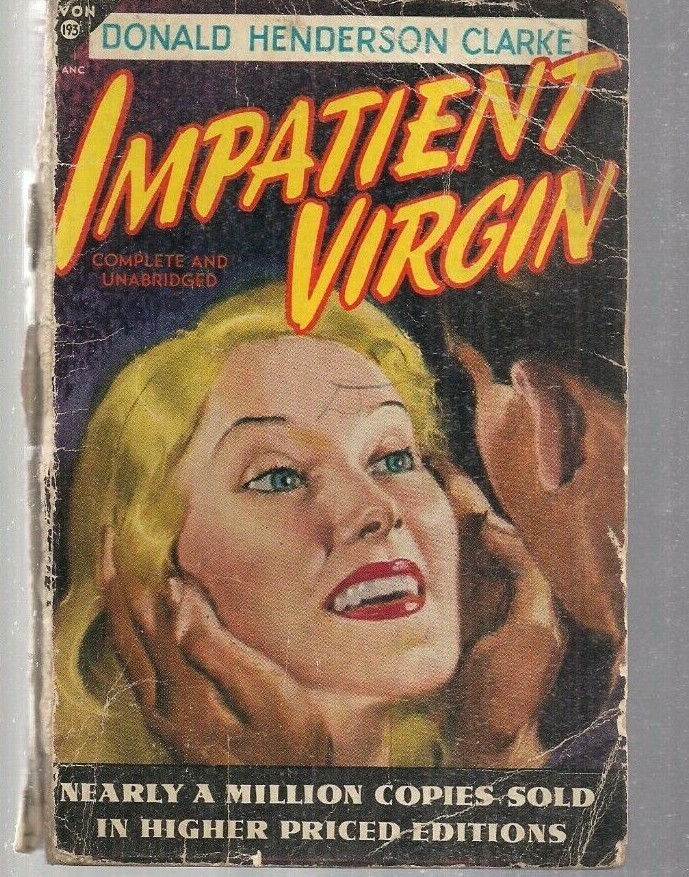 Impatient Virgin 193 Avon 1949 Donald Henderson Clarke POOR a Reading Copy