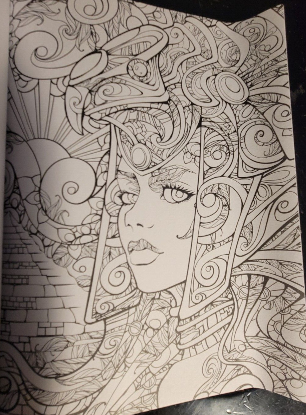 COLORING MYTH & MAGIC – Adult Coloring Book by TOPIX MEDIA – 47 PRINTS