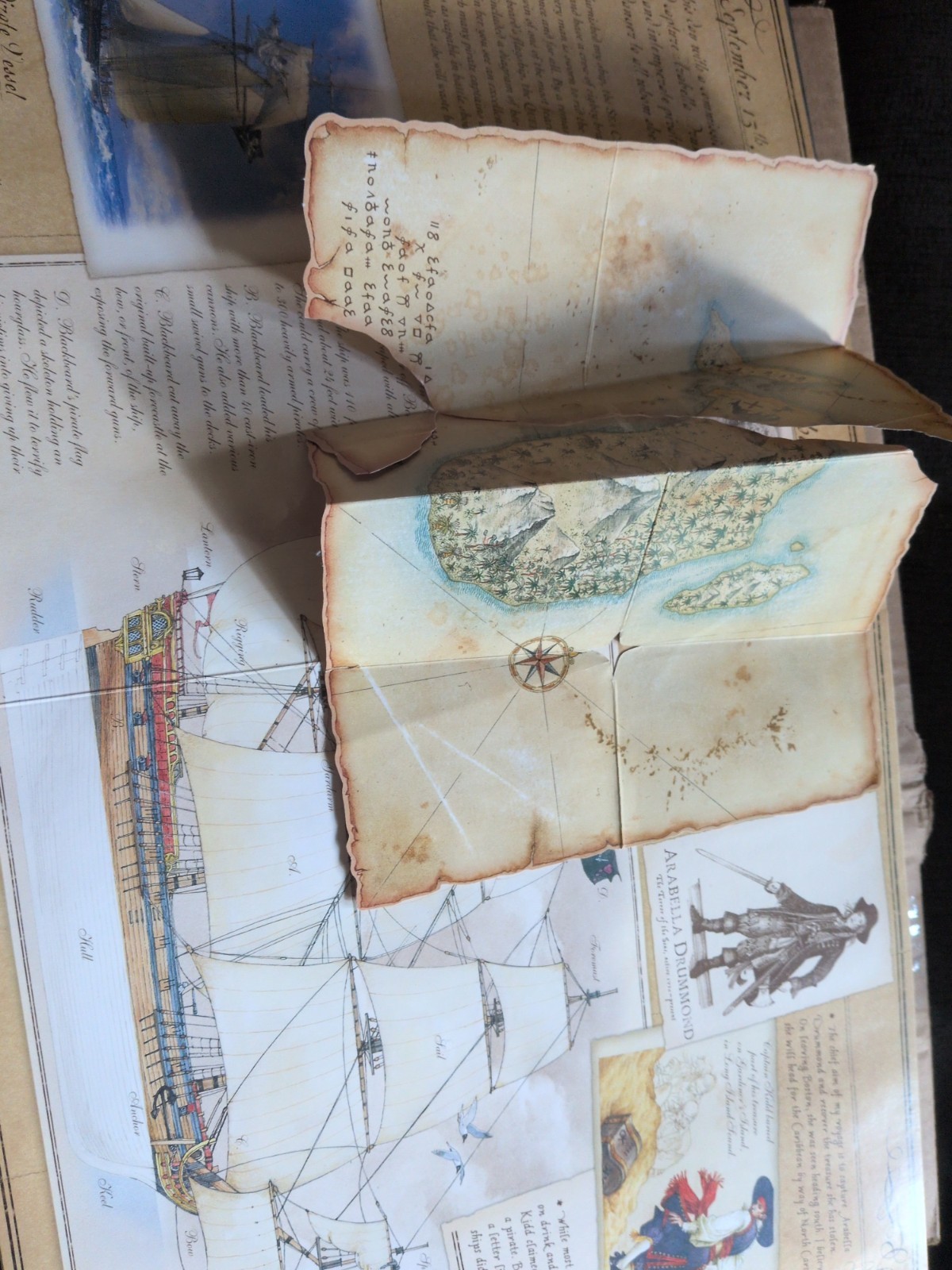 Pirateology A Pirate Hunter’s Companion Interactive Book Treasure Map Pirate