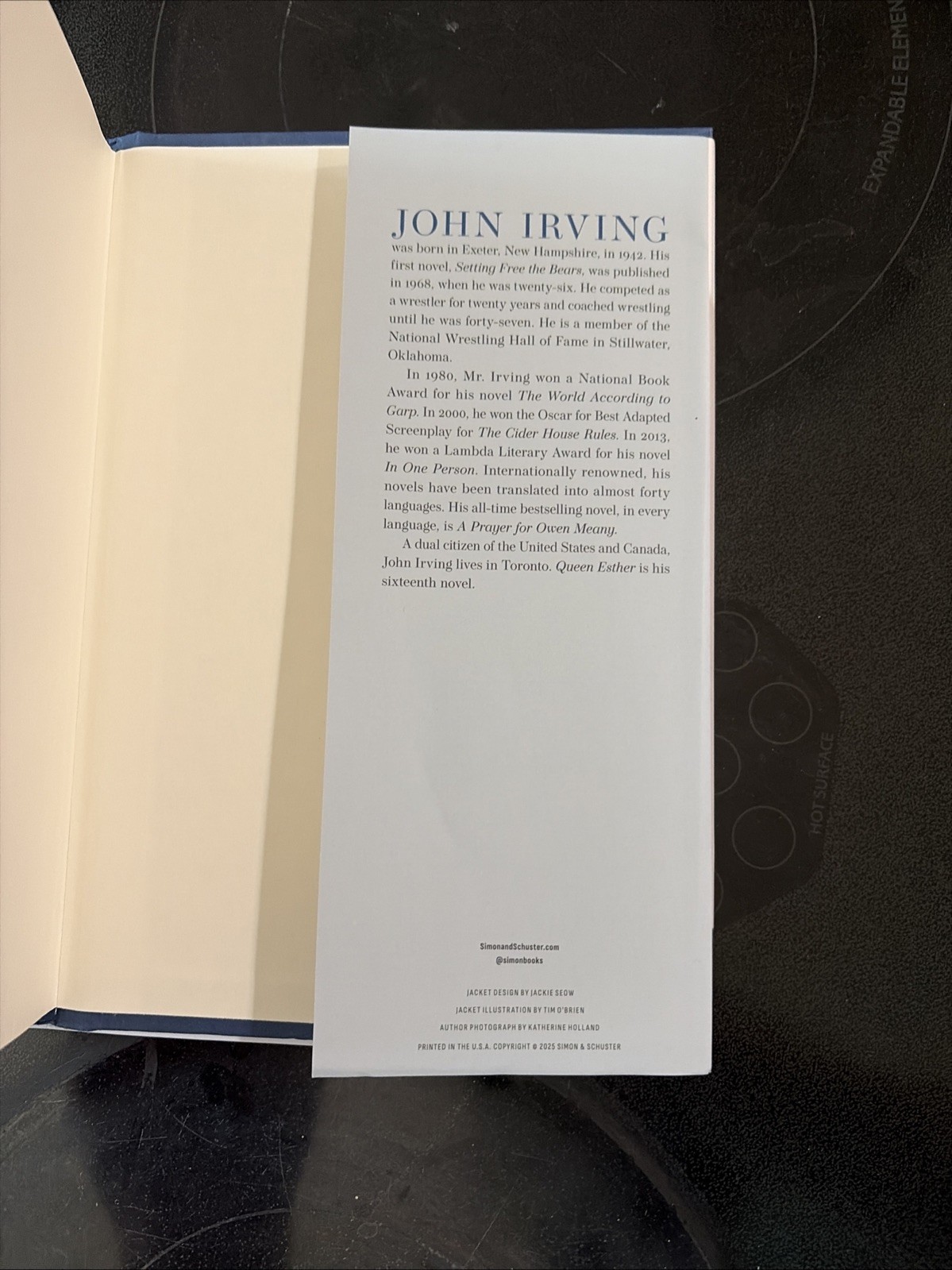 Queen Esther by John Irving (Hardcover, 2025) NEW First Edition 1st Print