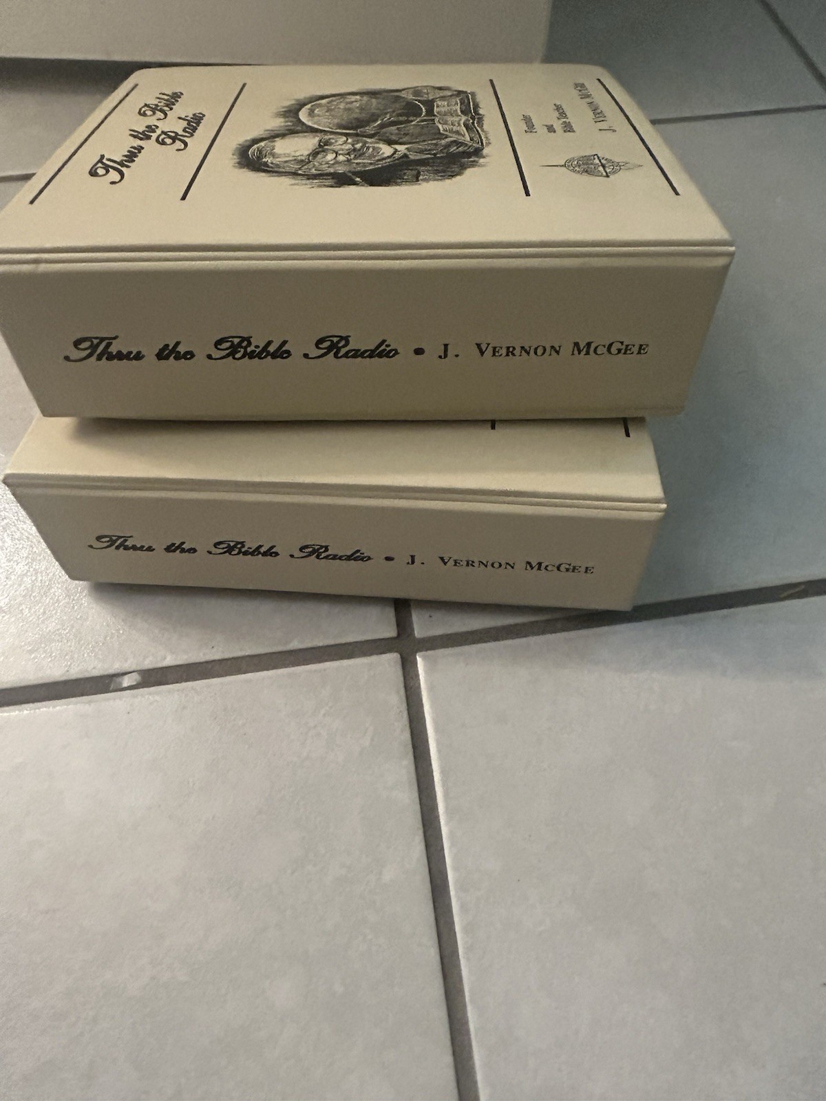 Vintage J Vernon McGee Thru The Bible Radio Notes & Outlines 2 Binder Set Lot
