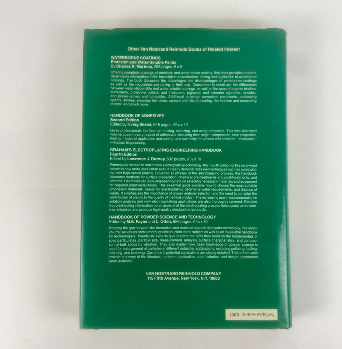Electrochemical Metallizing: Principles and Practice by Marvin Rubinstein HB VG