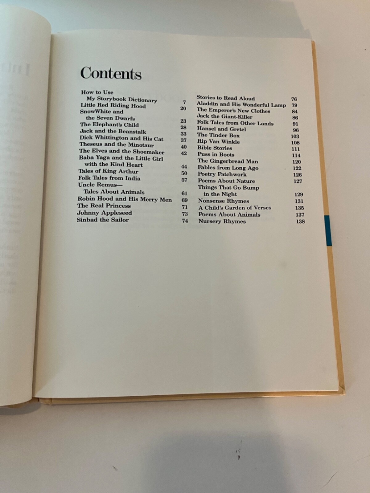 My Storybook Dictionary 349 Pages Hardcover Vinta