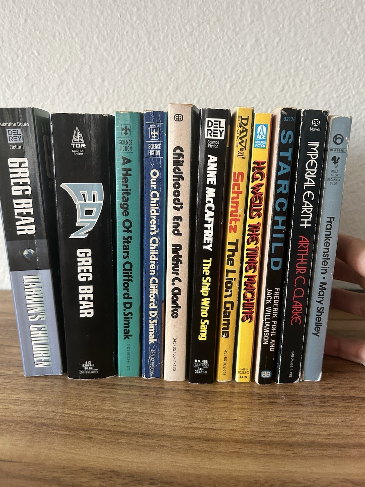 Sci Fi Lot of 14 – Greg Bear, Simak, C. Clarke, Vance, Asimov – Eon, Last Castle