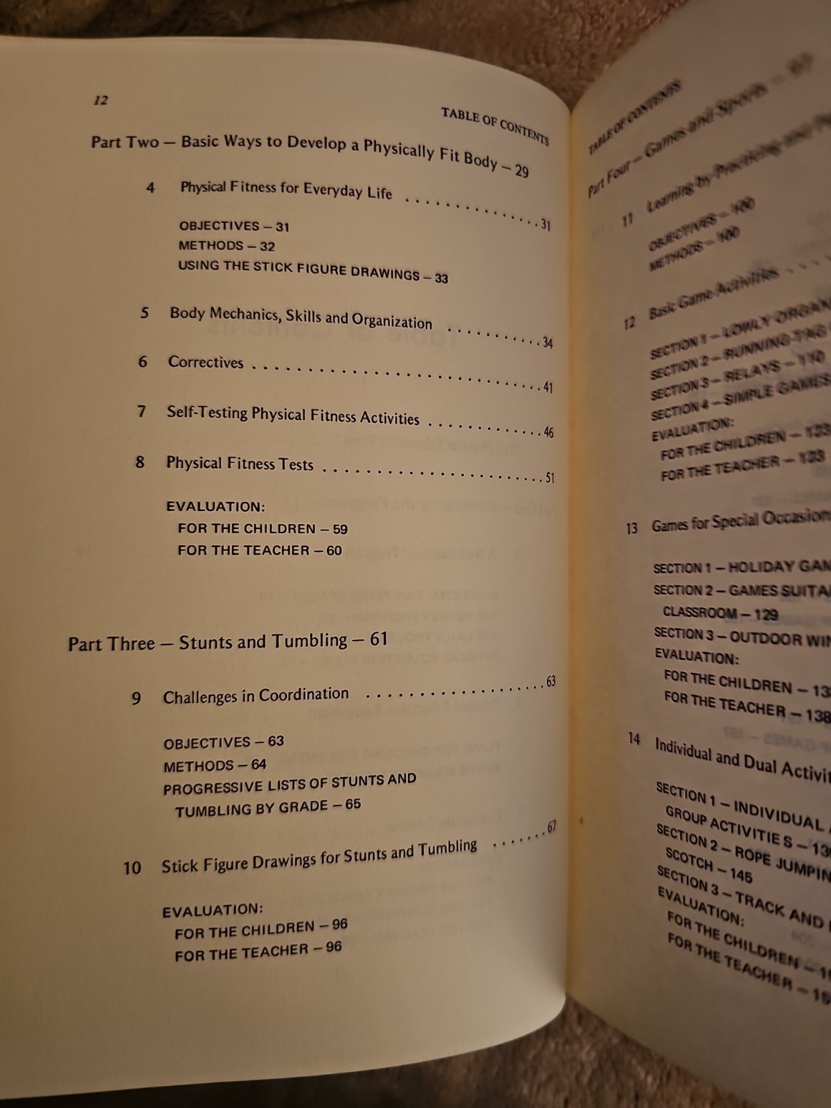 Activities for Elementary Physical Education Jackson Randall 1971 HC/DJ PE Games