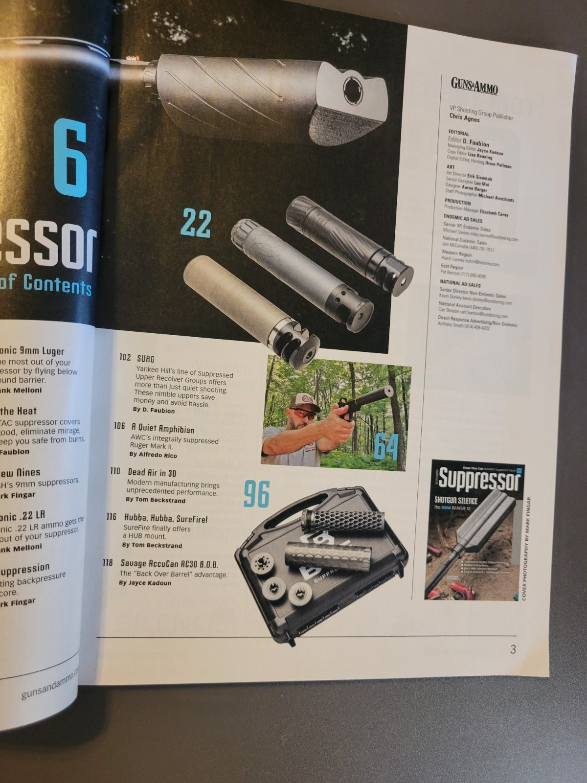 SUPPRESSOR Magazine – Choice Of 2 Issues – Winter 25/26 or Summer 2026