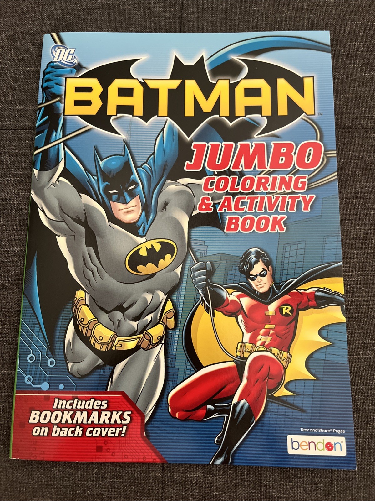 Batman Jumbo Coloring And Activity Book Dark Knight Robin Joker DC Comics