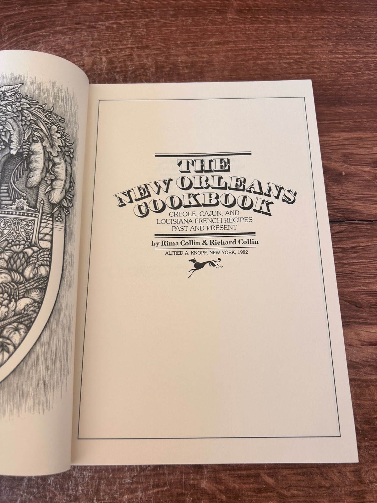 The New Orleans Cookbook by Rima Collin 1975 First Edition Hardcover Book w/ DJ
