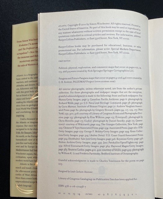 ATLANTIC – Simon Winchester (Signed/First Edition)