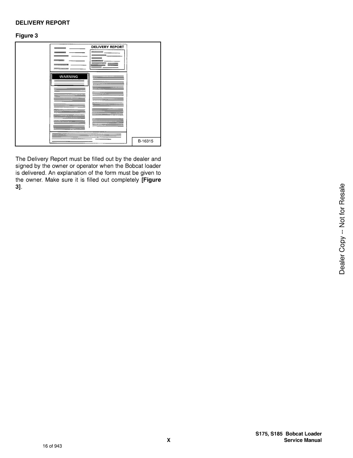 BOBCAT S175 S185 Turbo Service Manual 2009 SN 525011001 Up, FOLDOUTS