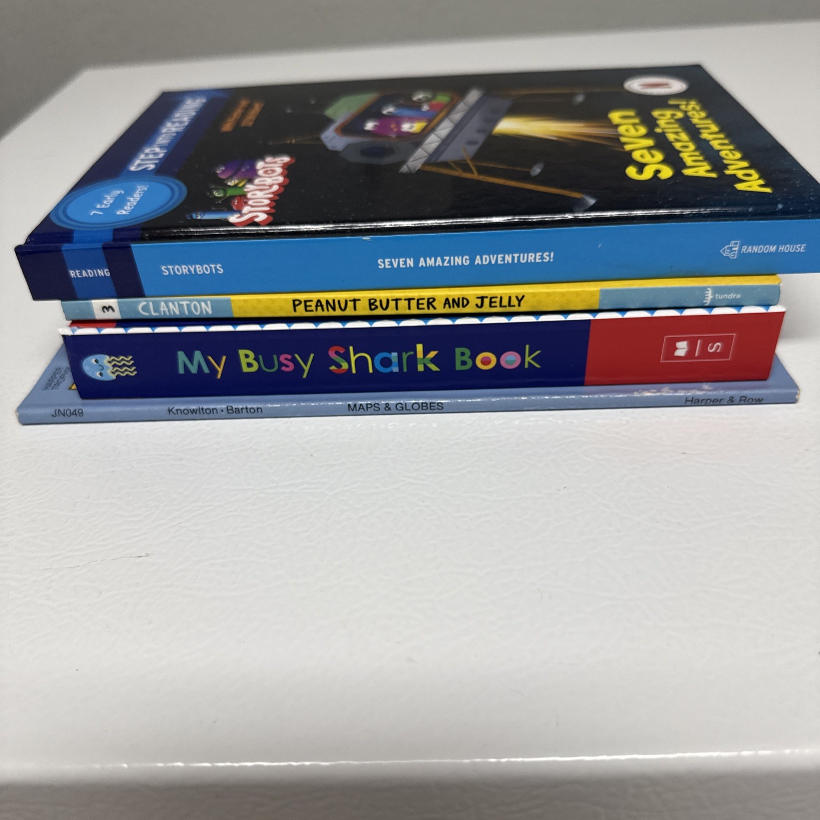 Lot Of 4 Different Childrens Books By Different Authors In Hard And Paper Covers