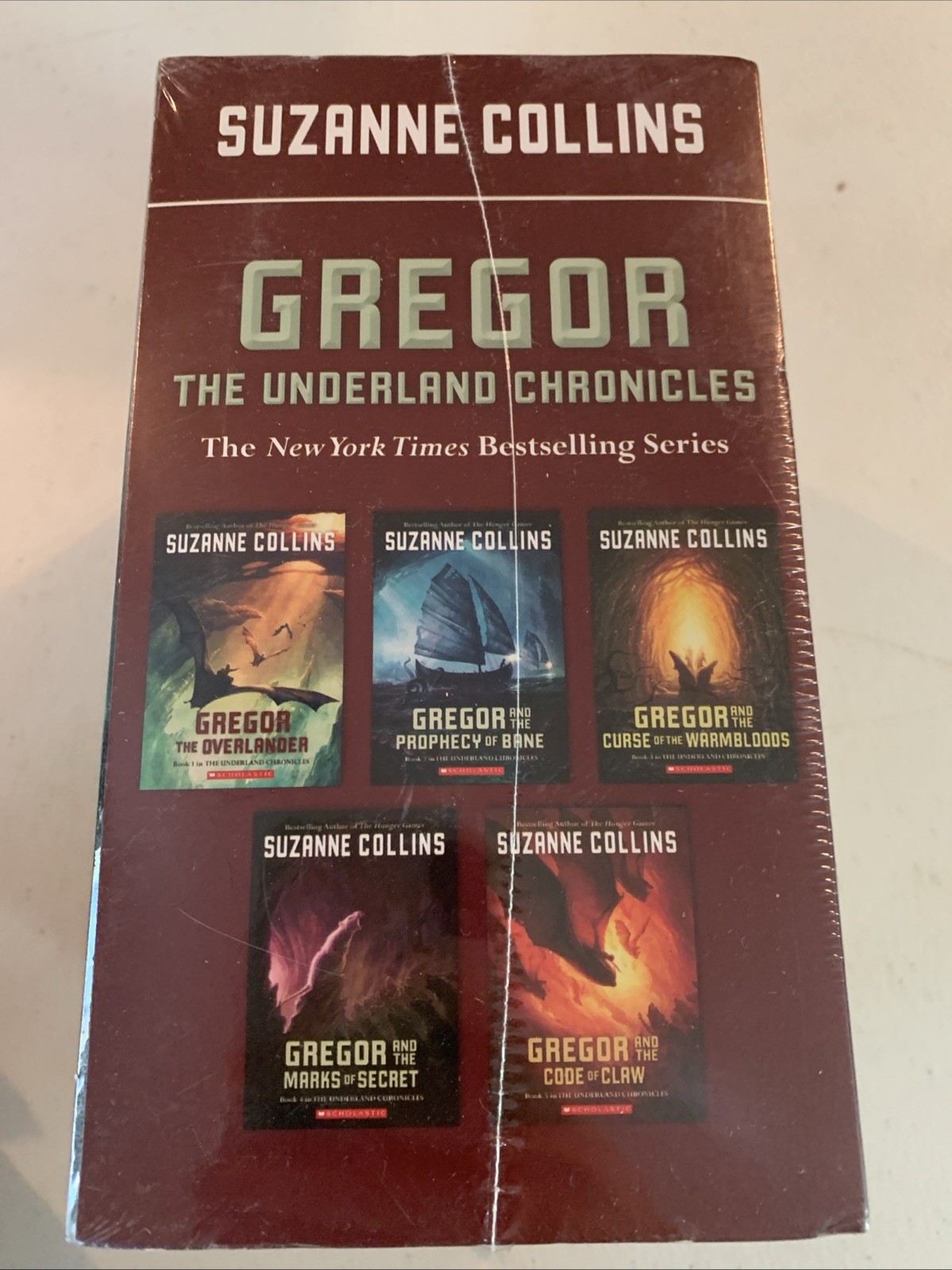 Gregor – The Underland Chronicles by Suzanne Collins NEW Paperback Book Box Set