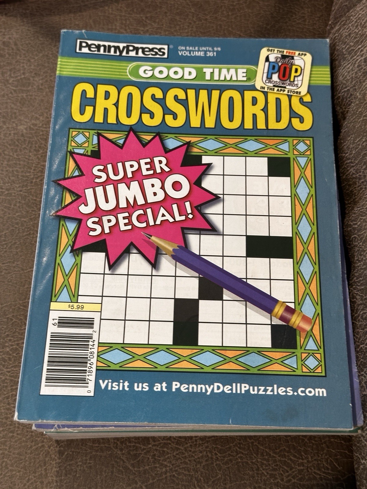 Lot of 10 All Easy Dell Penny Press ALL EASY Crossword Puzzle Books UNSORTED