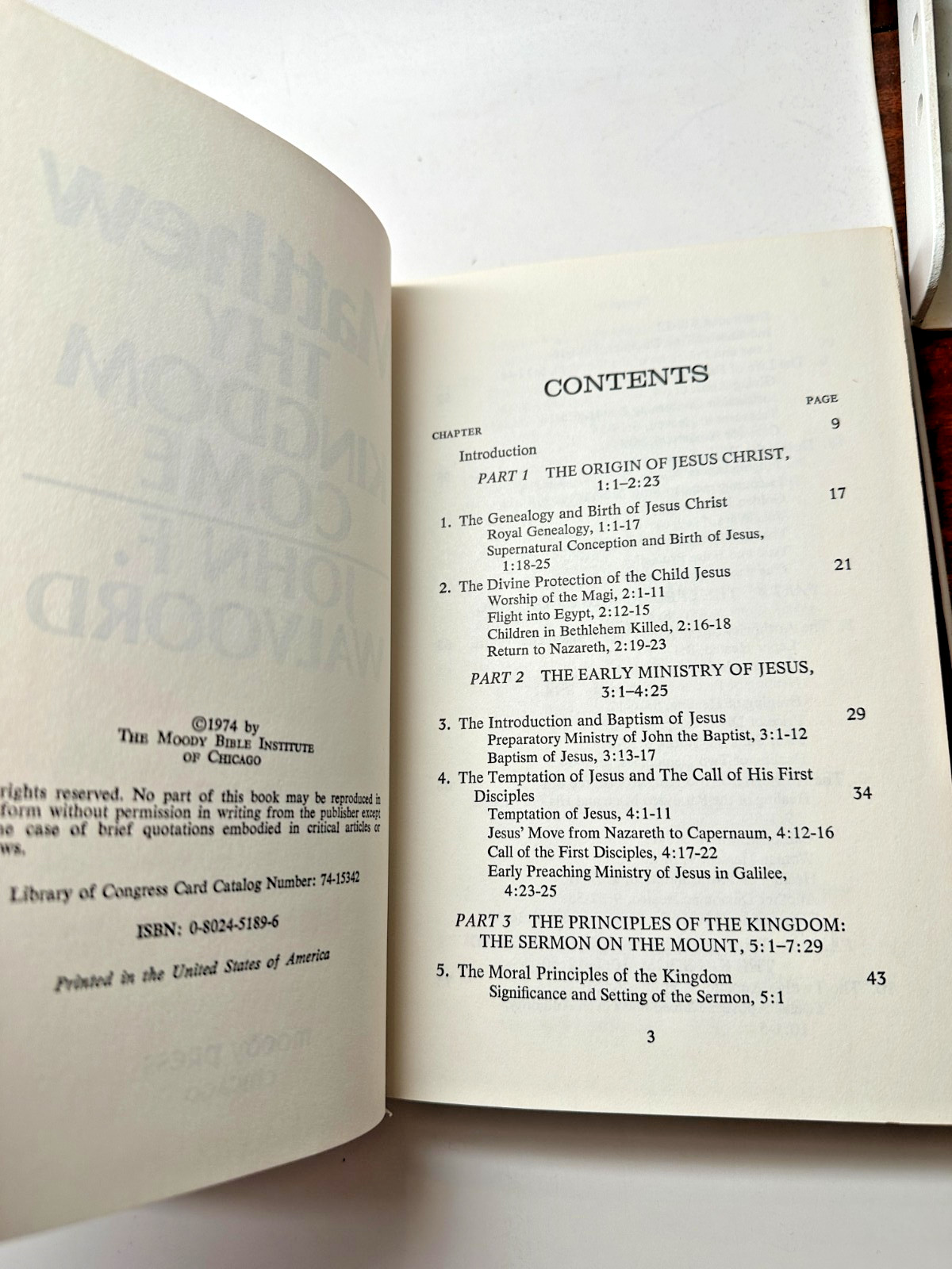 Moody Press 3-Vol LOT Commentaries, Romans, Walwoord, McCain, Theology, HCDJ VG