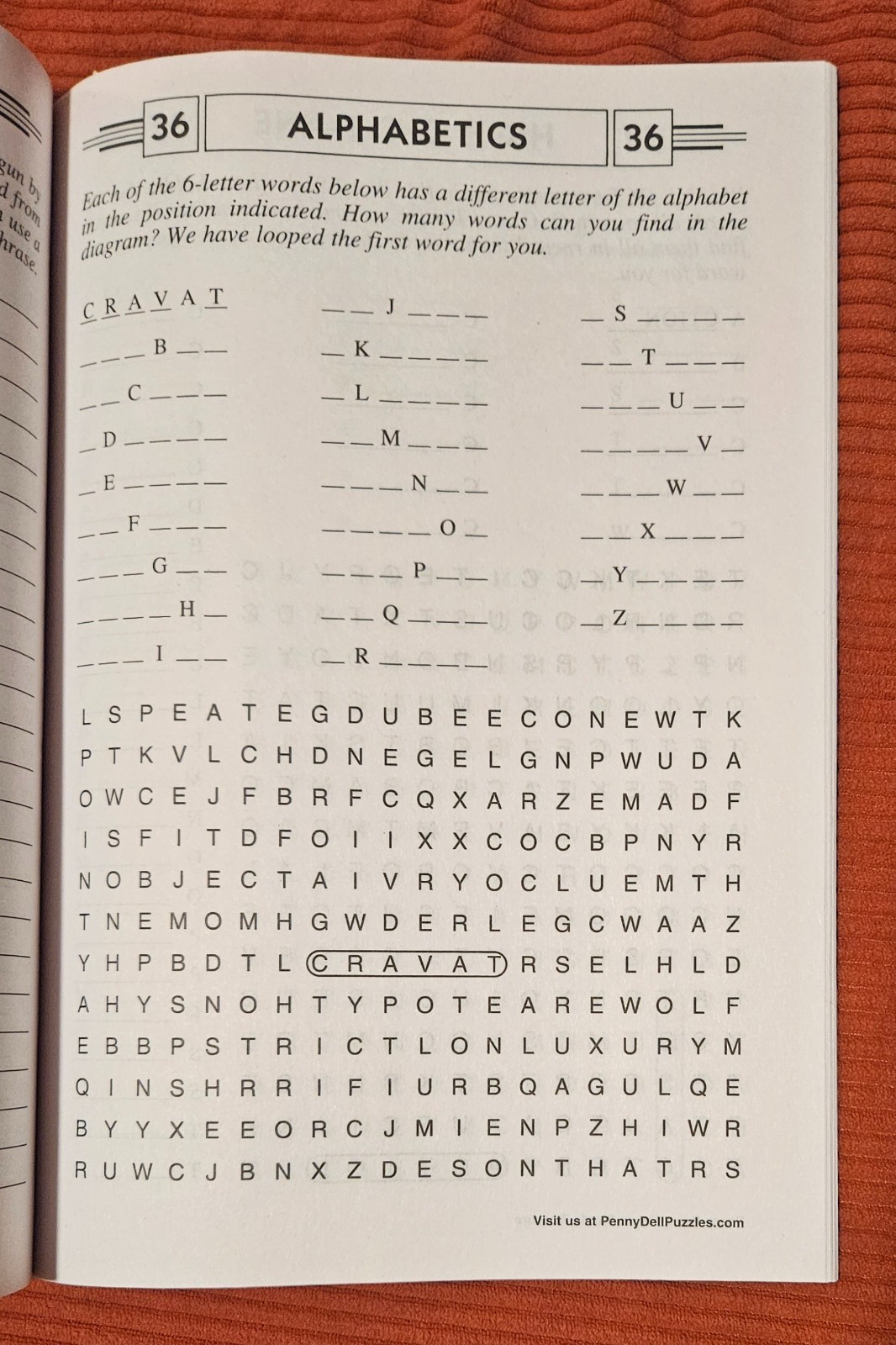 Lot of 2 Penny Press Dell Missing List Word Seeks Puzzle Books Vol 120, 121