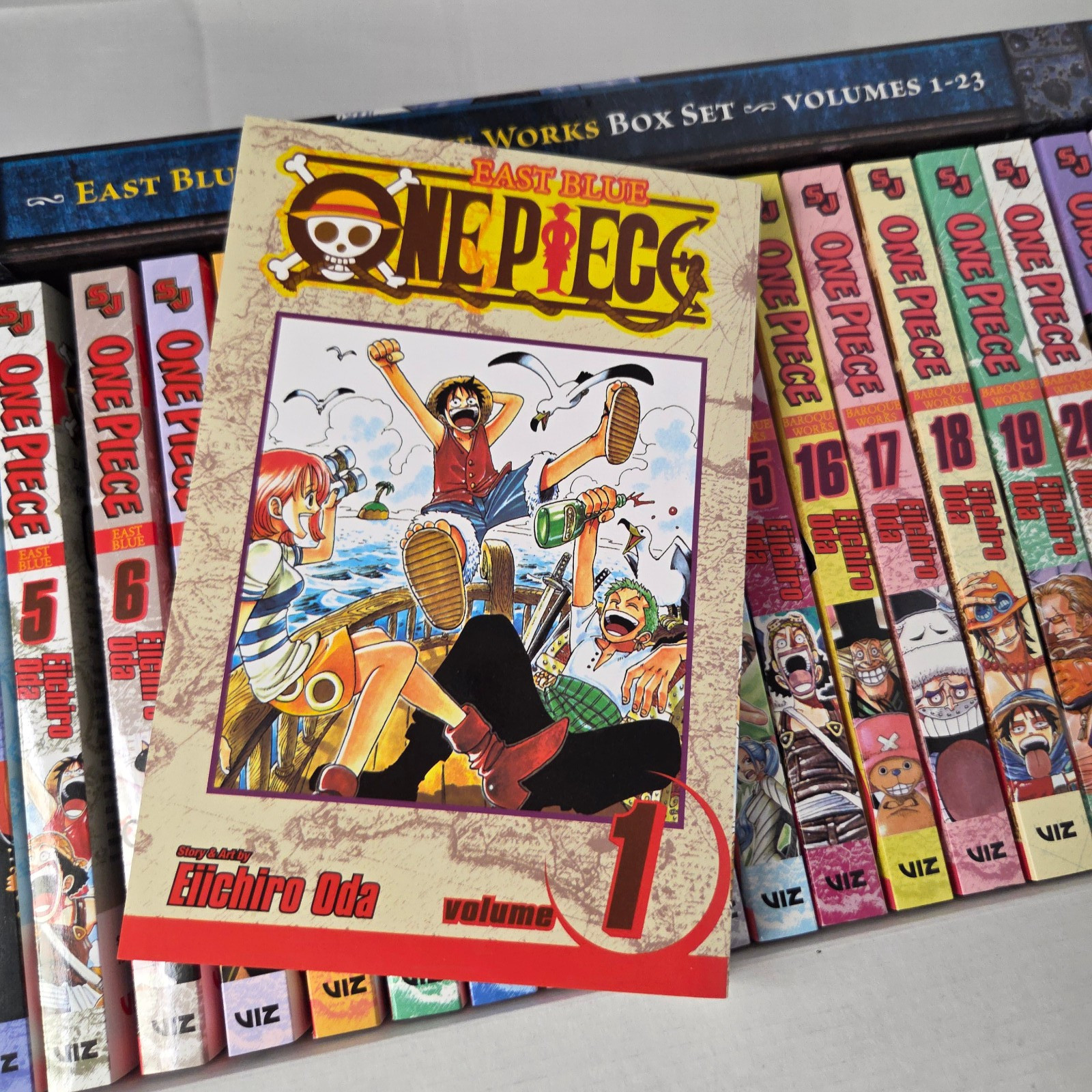 Viz Media One Piece Box Set East Blue and Baroque Works Volumes 1-23