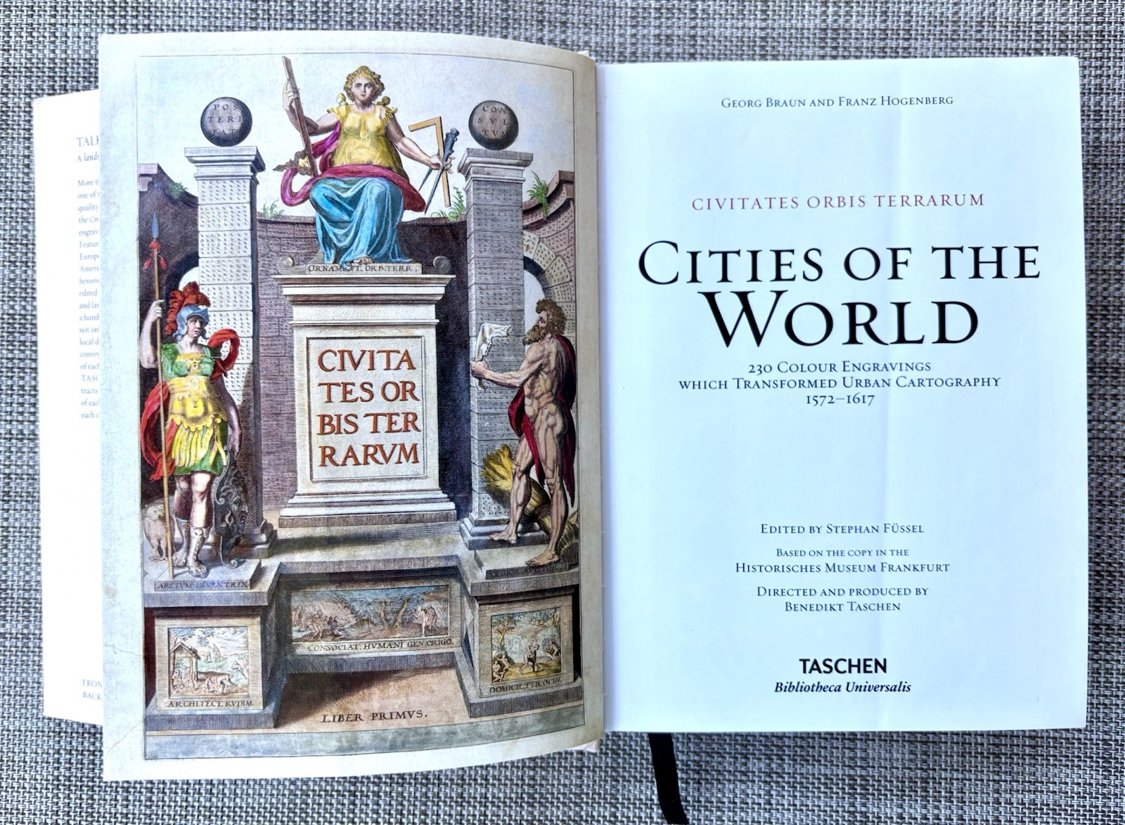 Cities Of The World 230 Colour Plates of 1572-1617 Urban Cartography Taschen VG+