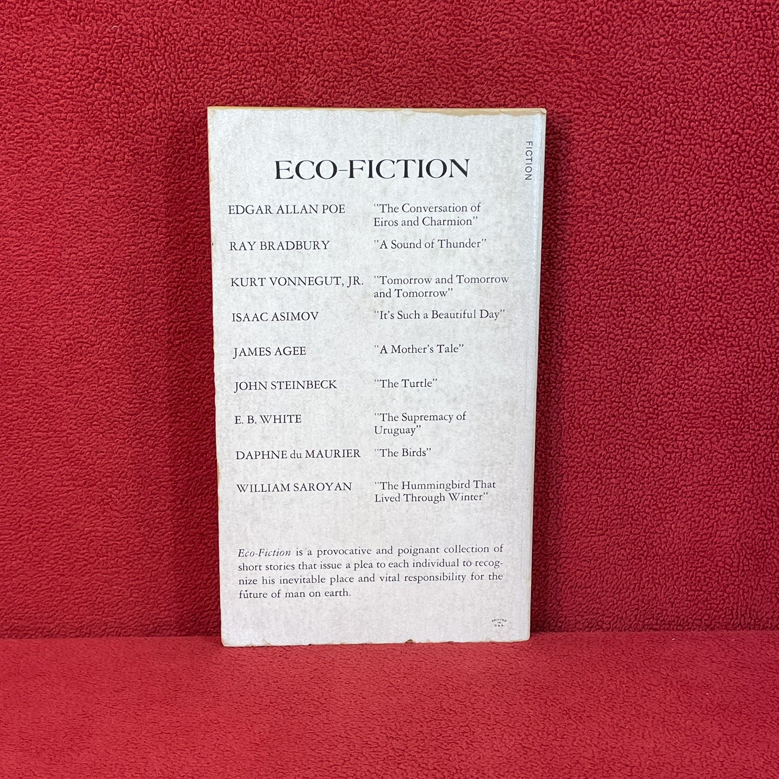 Eco-Fiction Edited By John Stadler Washington Square Press 1971 Paperback Book
