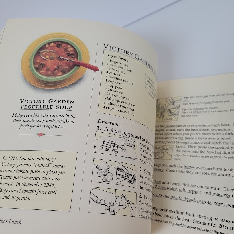 The American Girls Cookbook Portfolio Of Pastimes 1990 Dolls International Book