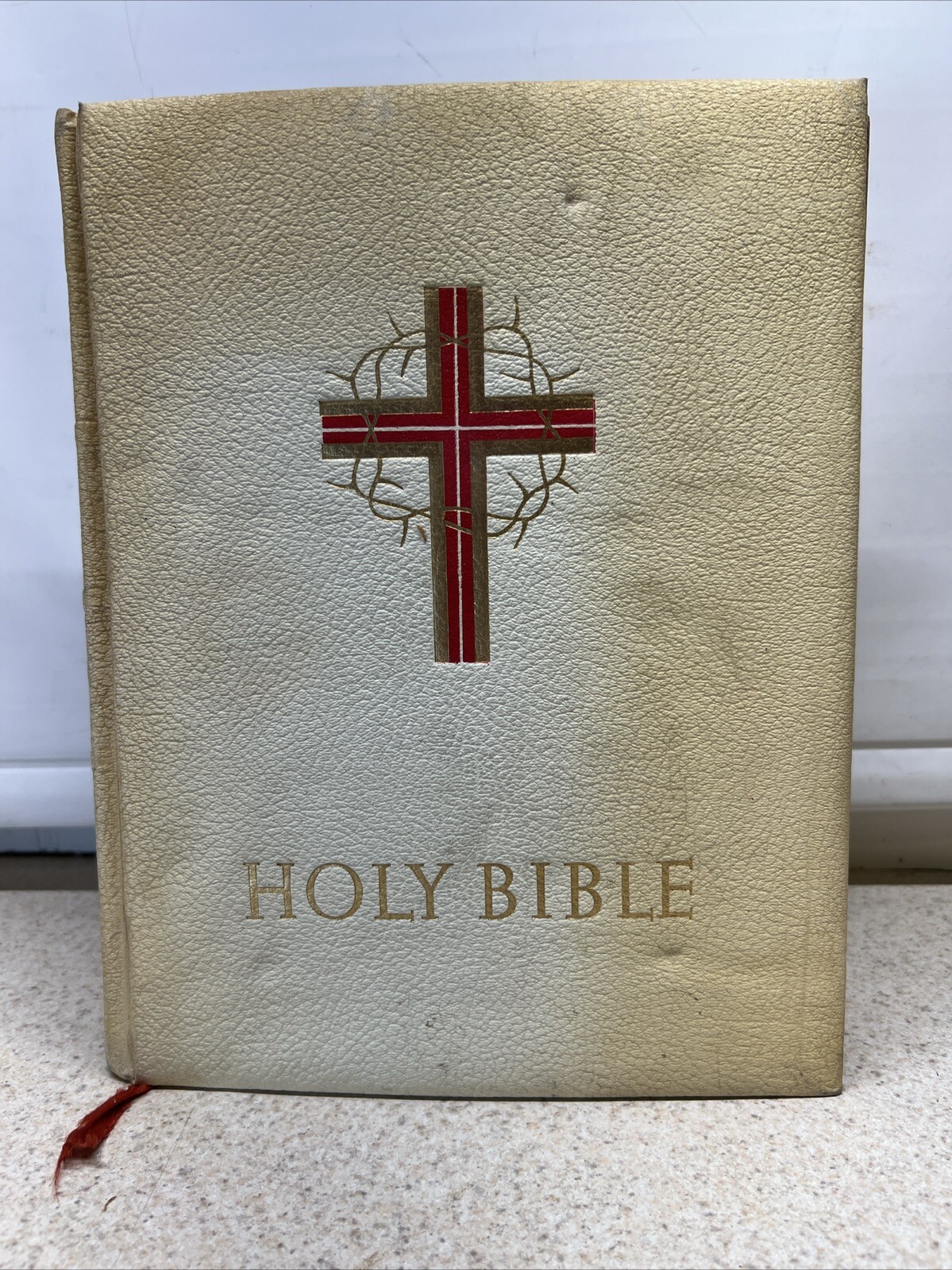 Vintage THE HOLY BIBLE with Confraternity Text 1961 Catholic De Luxe Edition