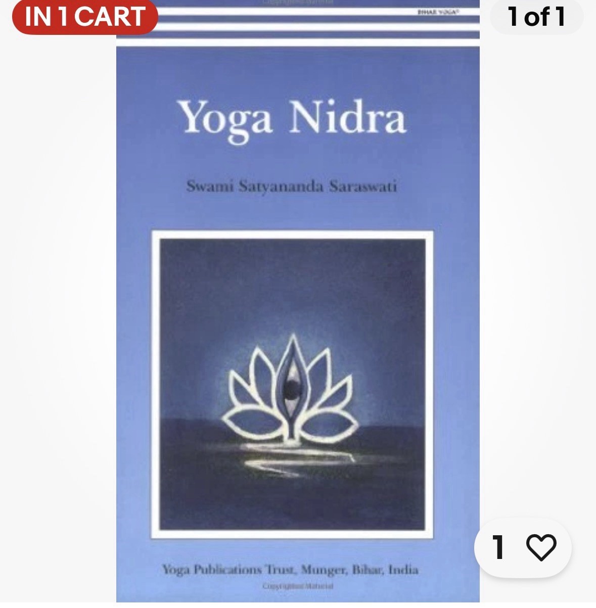 Yoga Nidra/2009 Re-print Swami Satyananda Saraswati paperback Used – Very Good