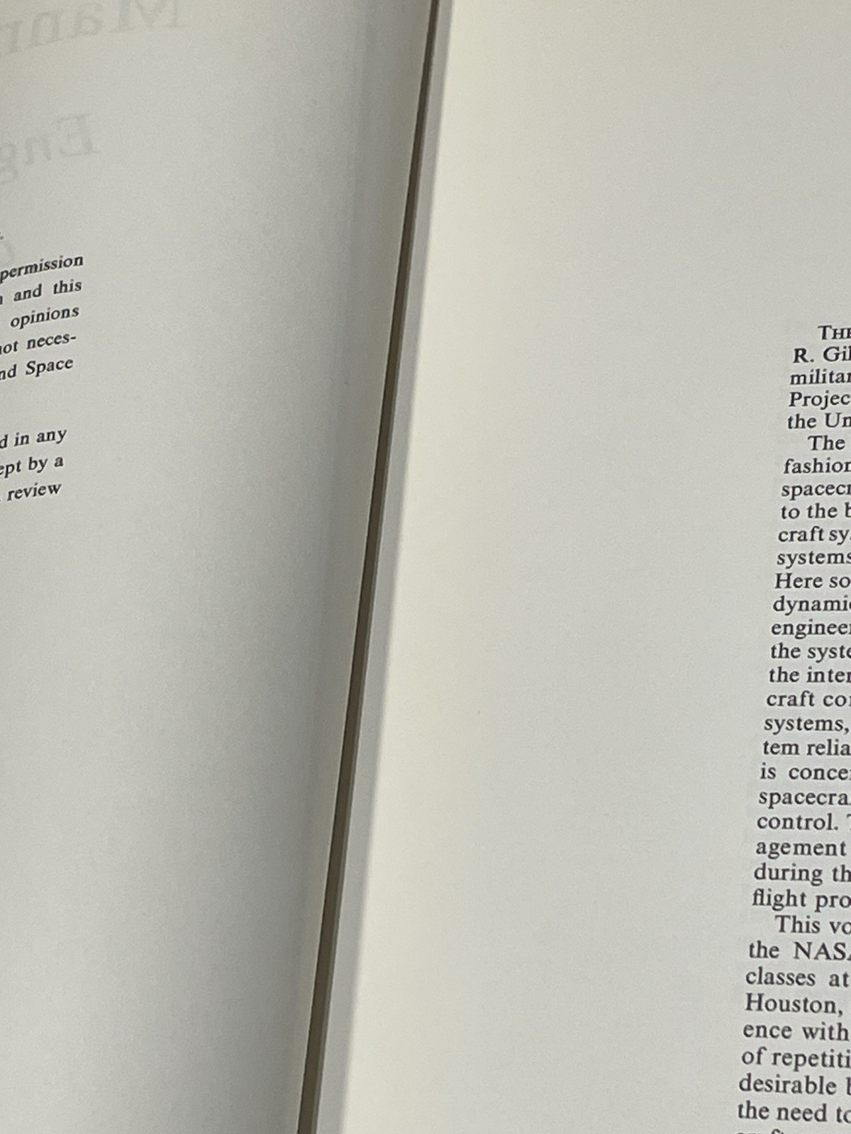 Manned Spacecraft by Paul E. Purser (et al.), HC, 1964