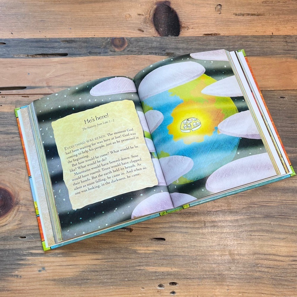 The Jesus Storybook Bible Sally Lloyd-Jones Illustrate Hardcover Zonderkidz Book