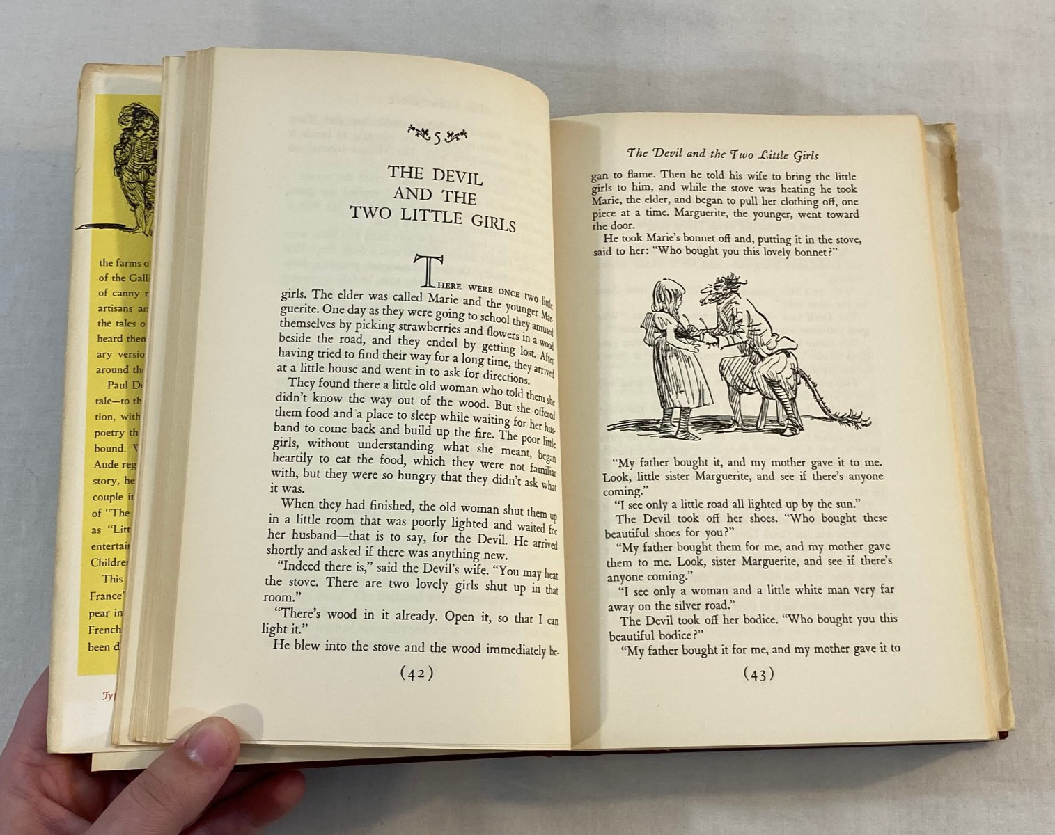 The Borzoi Book Of French Folk Tales Paul Delarue 1ST EDITION HCDJ 1956