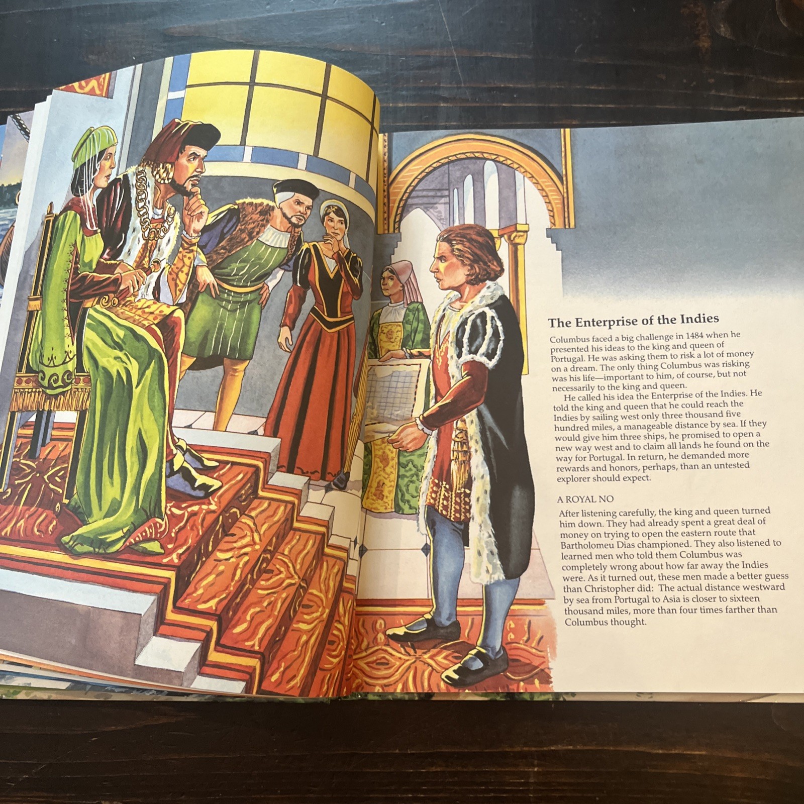 Lot Of 3 Vintage Christopher Columbus Picture Books Biography, Class Library