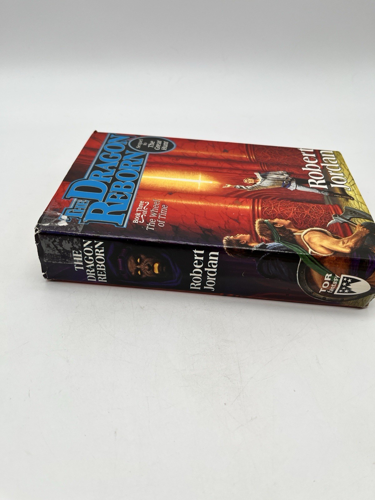 The Dragon Reborn Robert Jordan HC DJ 1991 Wheel of Time Book 3 Hardcover