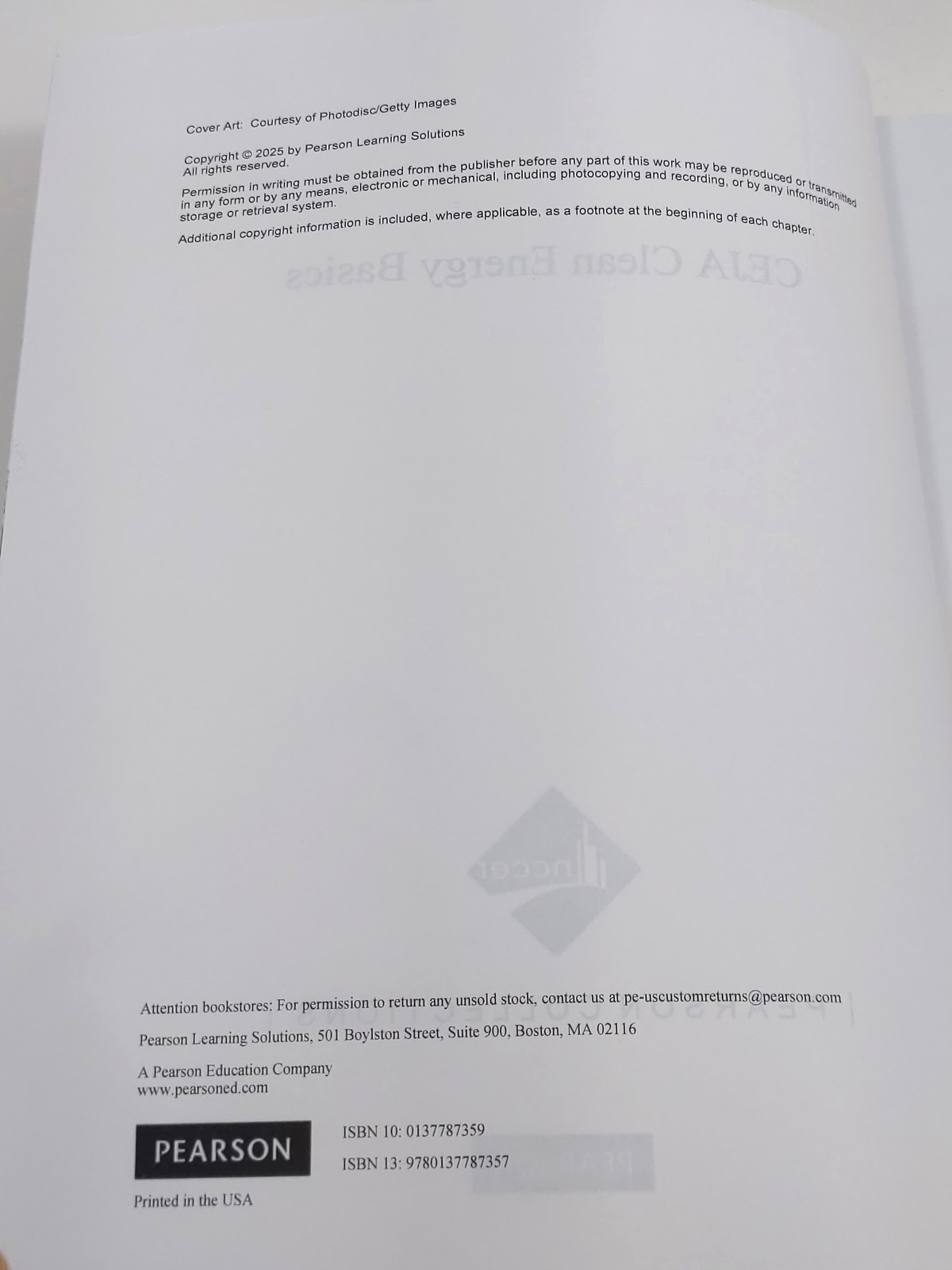 Pearson: NCCER CEJA Clean Energy Basics Trainee Guide (Custom Edition)