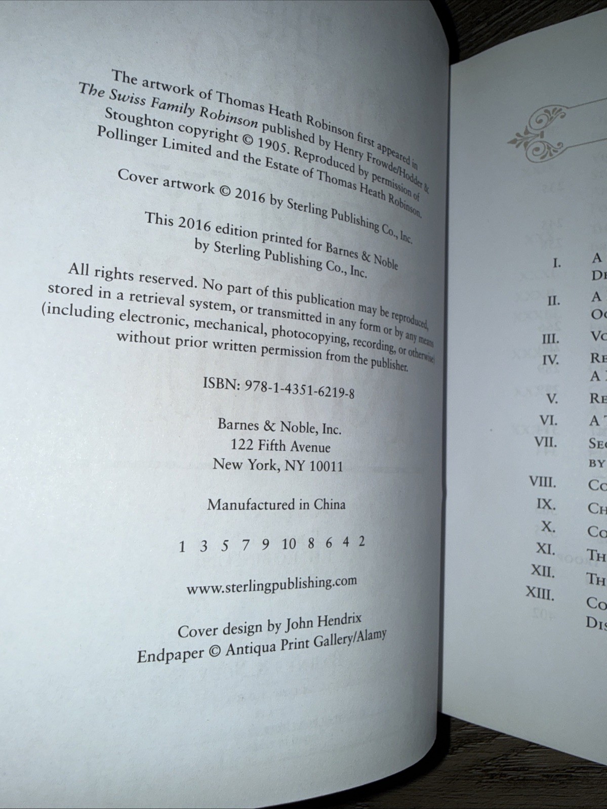 Swiss Family Robinson Barnes Noble Collectible Edition Leather Gilt 1st Printing