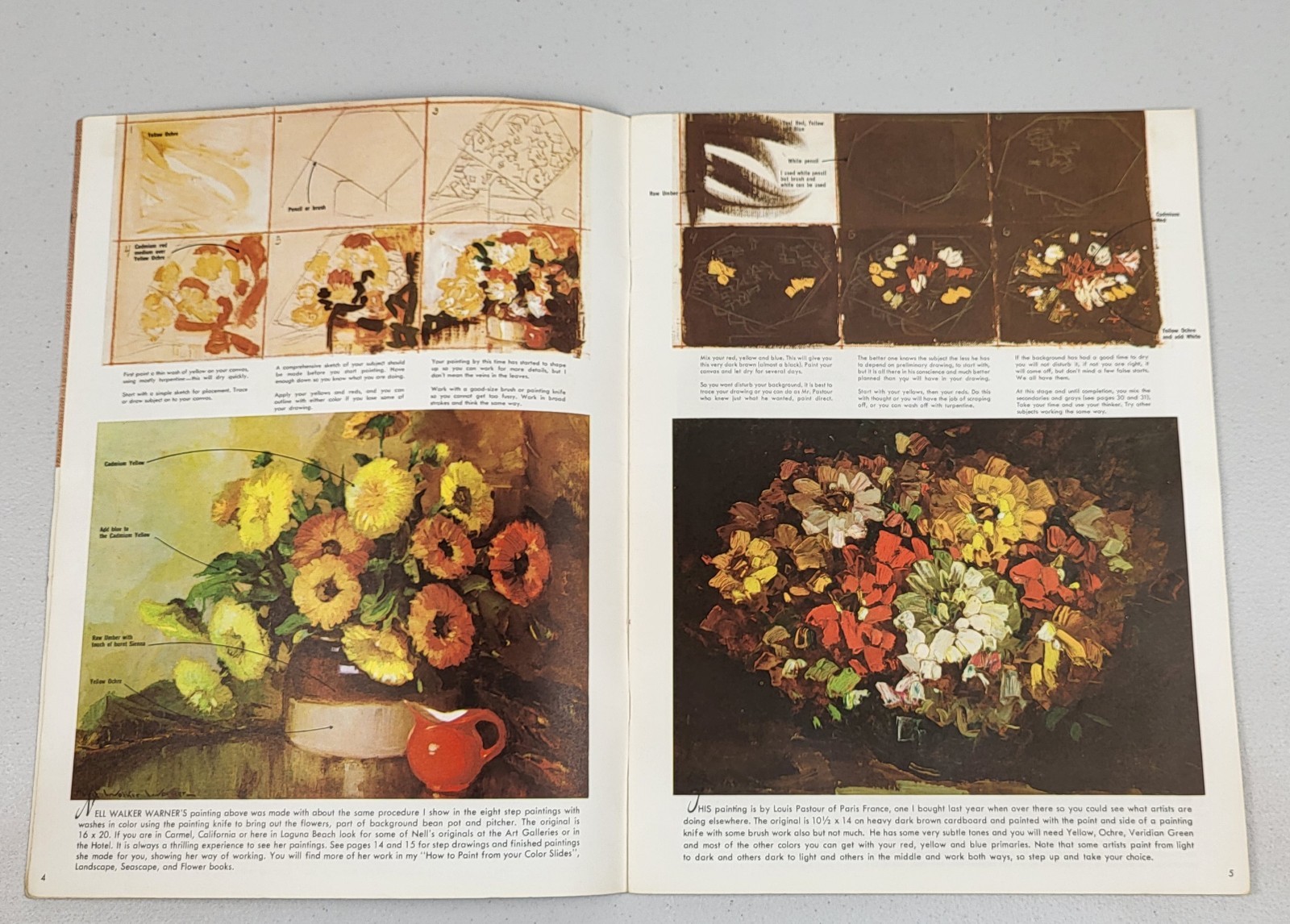 Vintage Oil Painting Art Book 1983 by Walter Foster #4 New Edition Guide USA