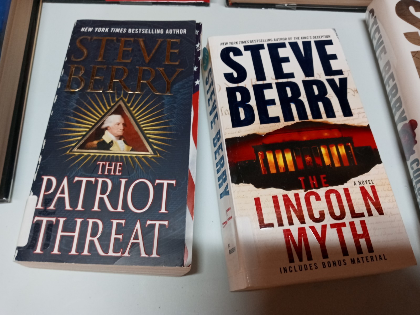 Steve Berry Lot Of 8 Mystery Thriller Lot HC & PB Mixed