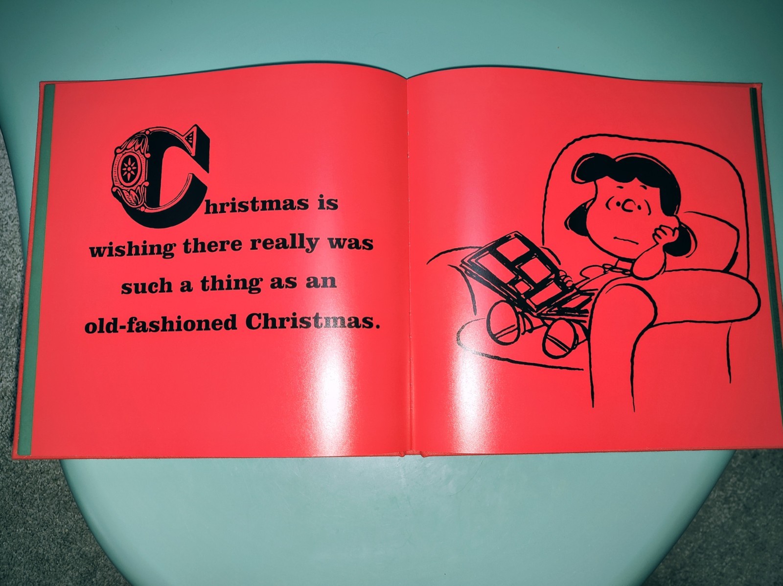 Peanuts Book – Christmas is Together-Time (2012) – Bonus Giant Xmas Card