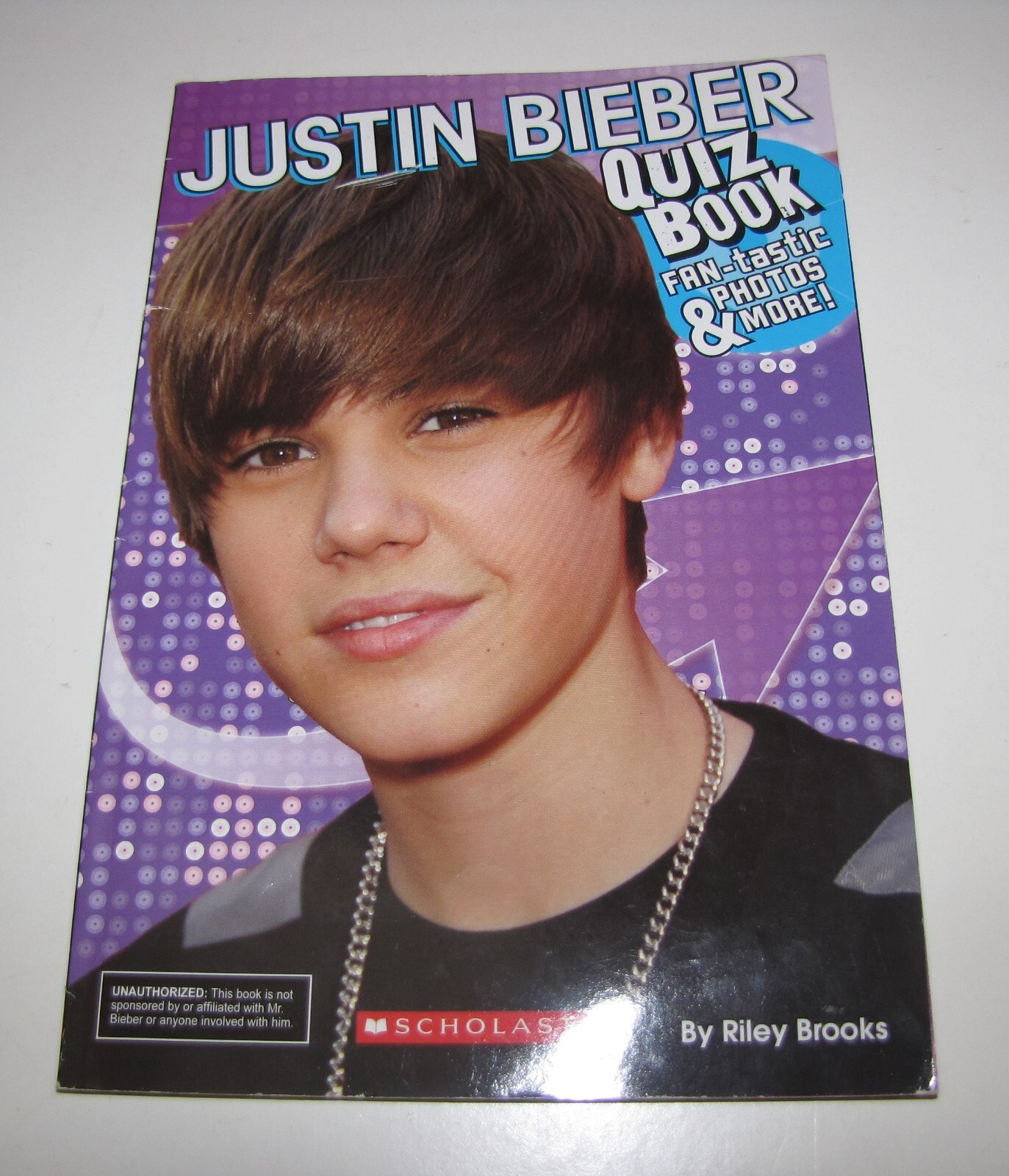 Justin Bieber Quiz Book Paperback by Riley Brooks Scholastic Canada