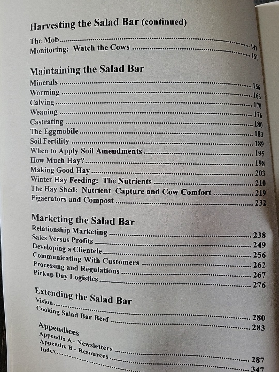 Salad Bar Beef By Joel Salatin Trade Paperback 1st Edition 1995 346 Pages