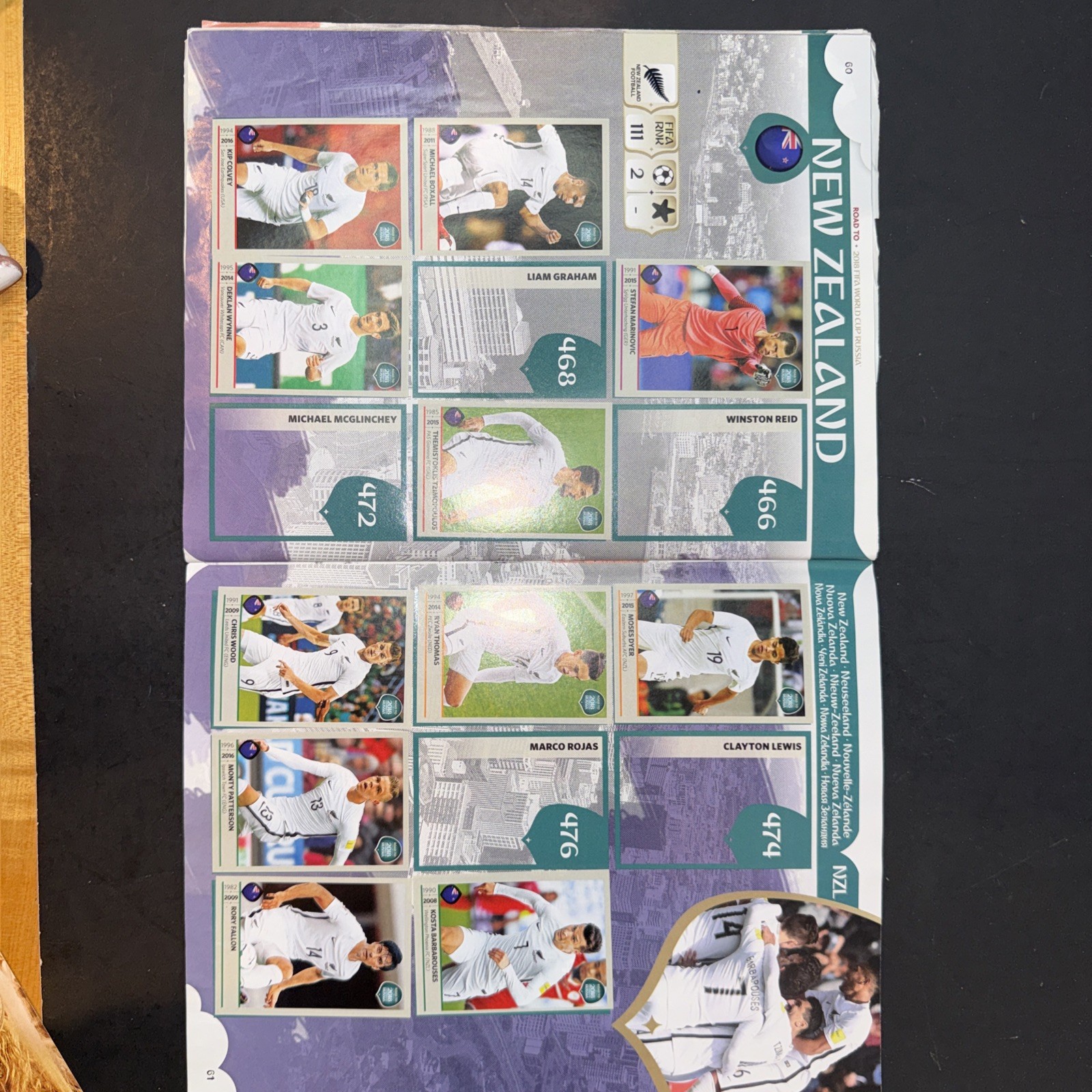 Panini Road to 2018 FIFA World Cup Russia Sticker Album w/ Stickers