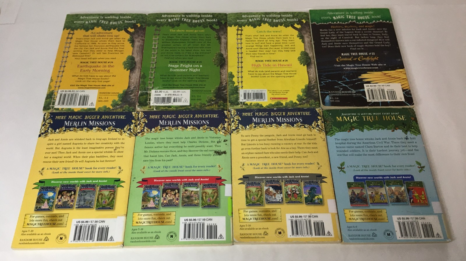 Lot of 16 Magic Tree House Series Books by Mary Pope Osborne Paperback