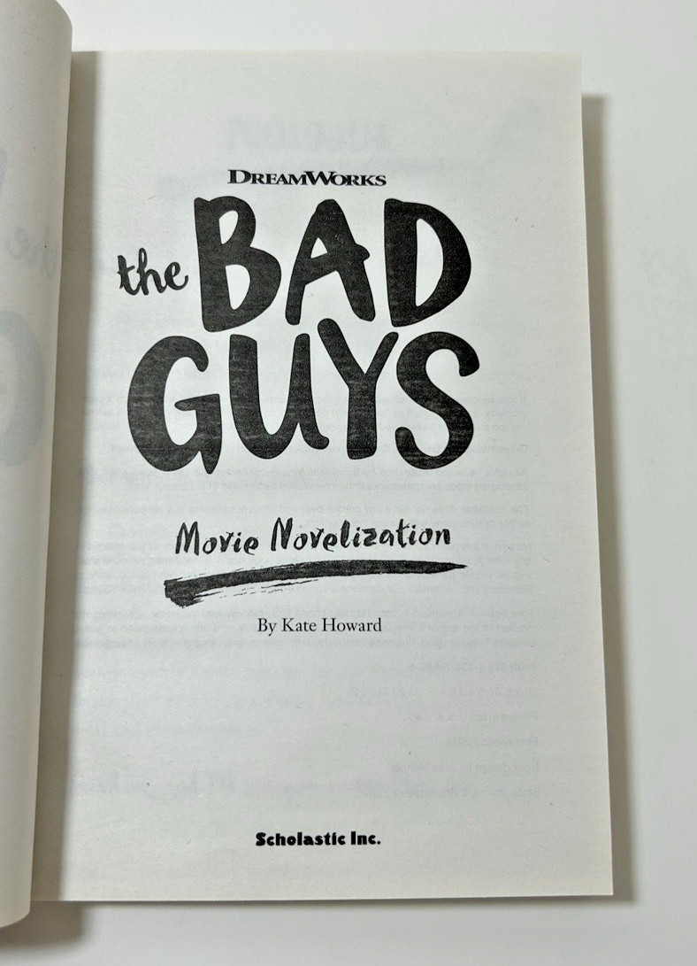 Mixed Lot of 4 The Bad Guys Books by Aaron Blabey Wolf Dream Works Movie