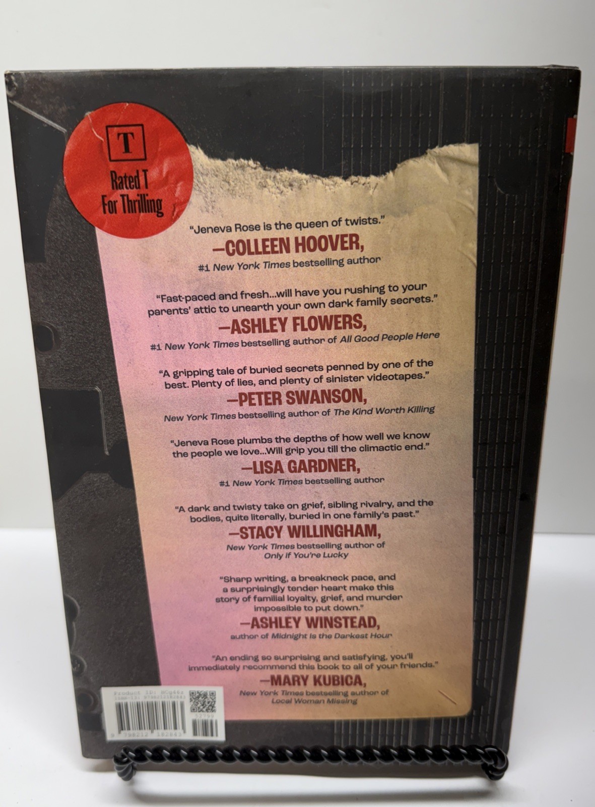 Home Is Where the Bodies Are Jeneva Rose Hardcover Book