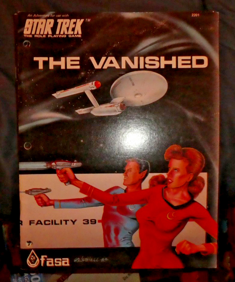 The Vanished (Star Trek Role Playing Game RPG) FASA 2201