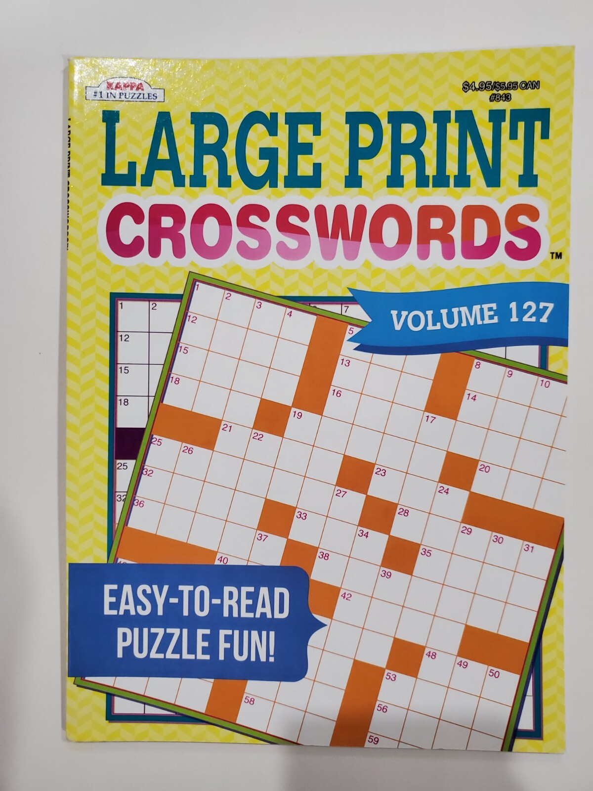 Large Print Crosswords Puzzle Books Kappa Games,Search,Hunt~ Pick up to 20 Vols