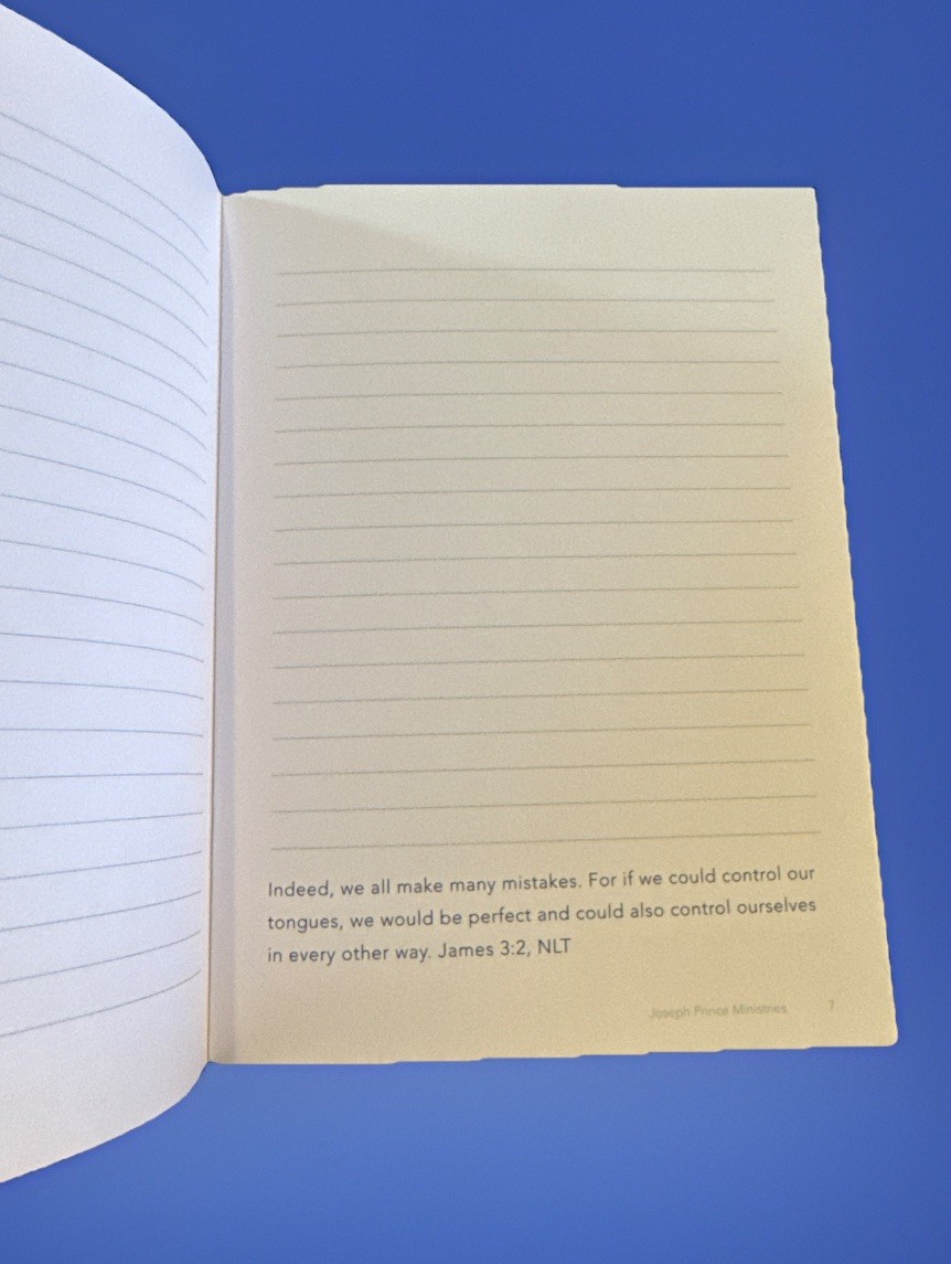 JOSEPH PRINCE – The Power Of Your Words Journal – Unused – Blank